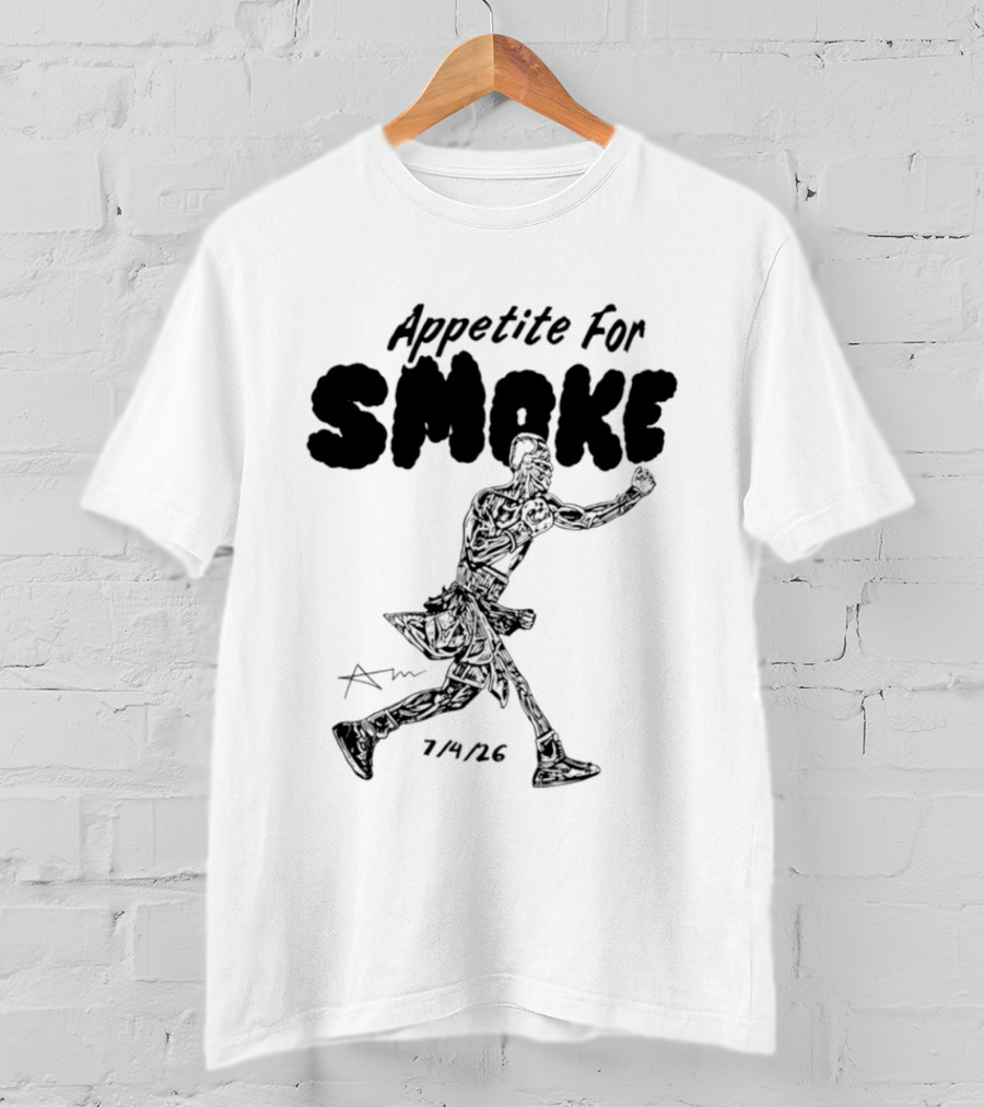 Appetite For Smoke Running Silhouette 7 26 T-Shirt