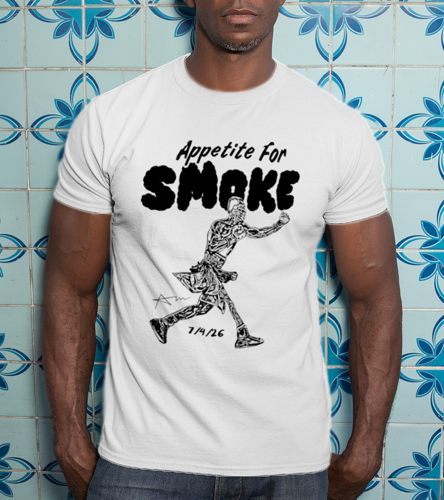 Appetite For Smoke Running Silhouette 7 26 T-Shirt