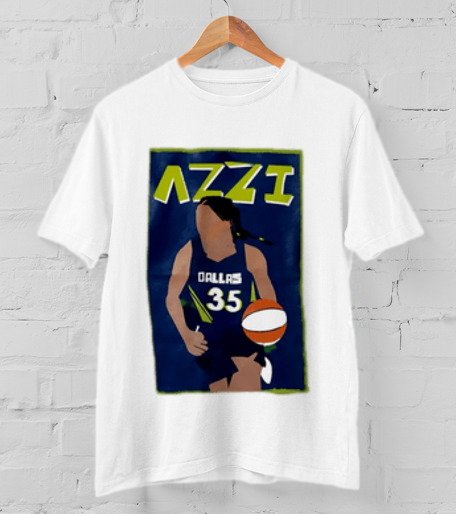 Azzi Fudd Dallas 35 Basketball WNBA 2026 Play Draft T-Shirt