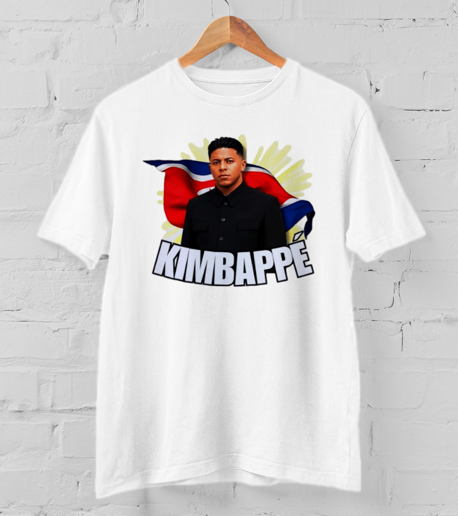 Kimbappé North Korea Leader Red Flag Fusion T-Shirt