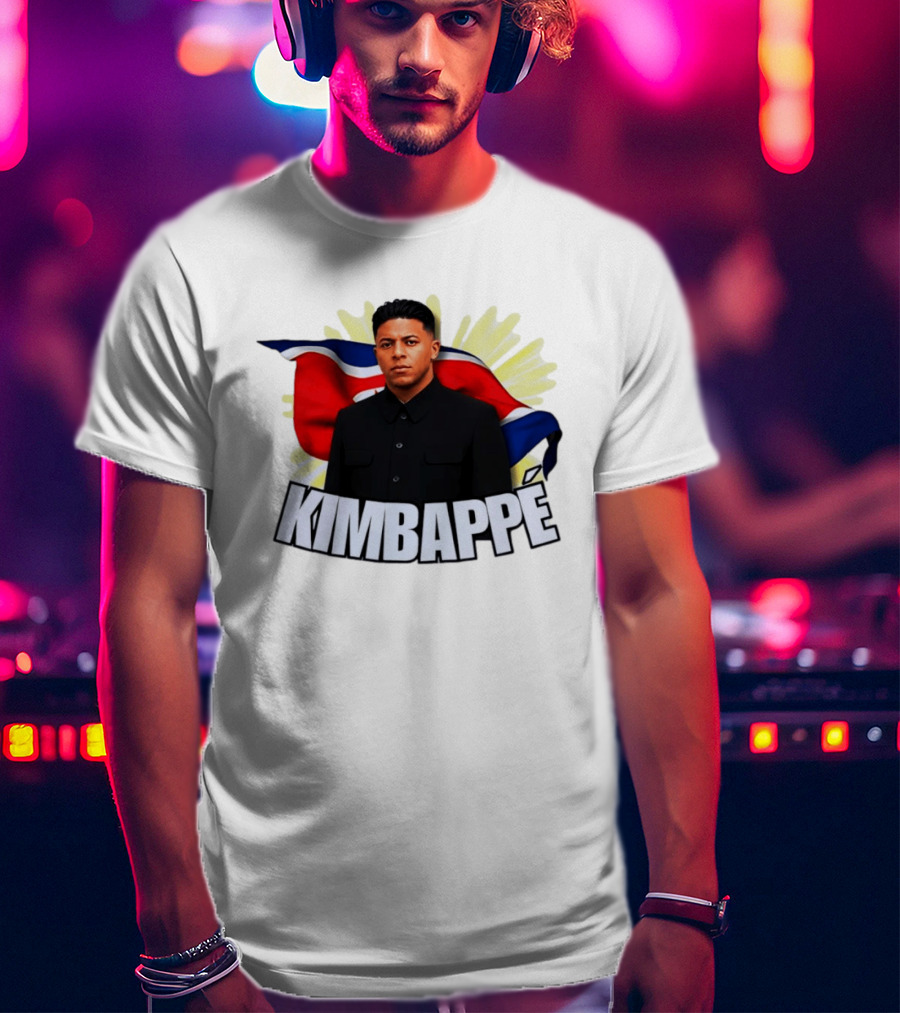 Kimbappé North Korea Leader Red Flag Fusion T-Shirt