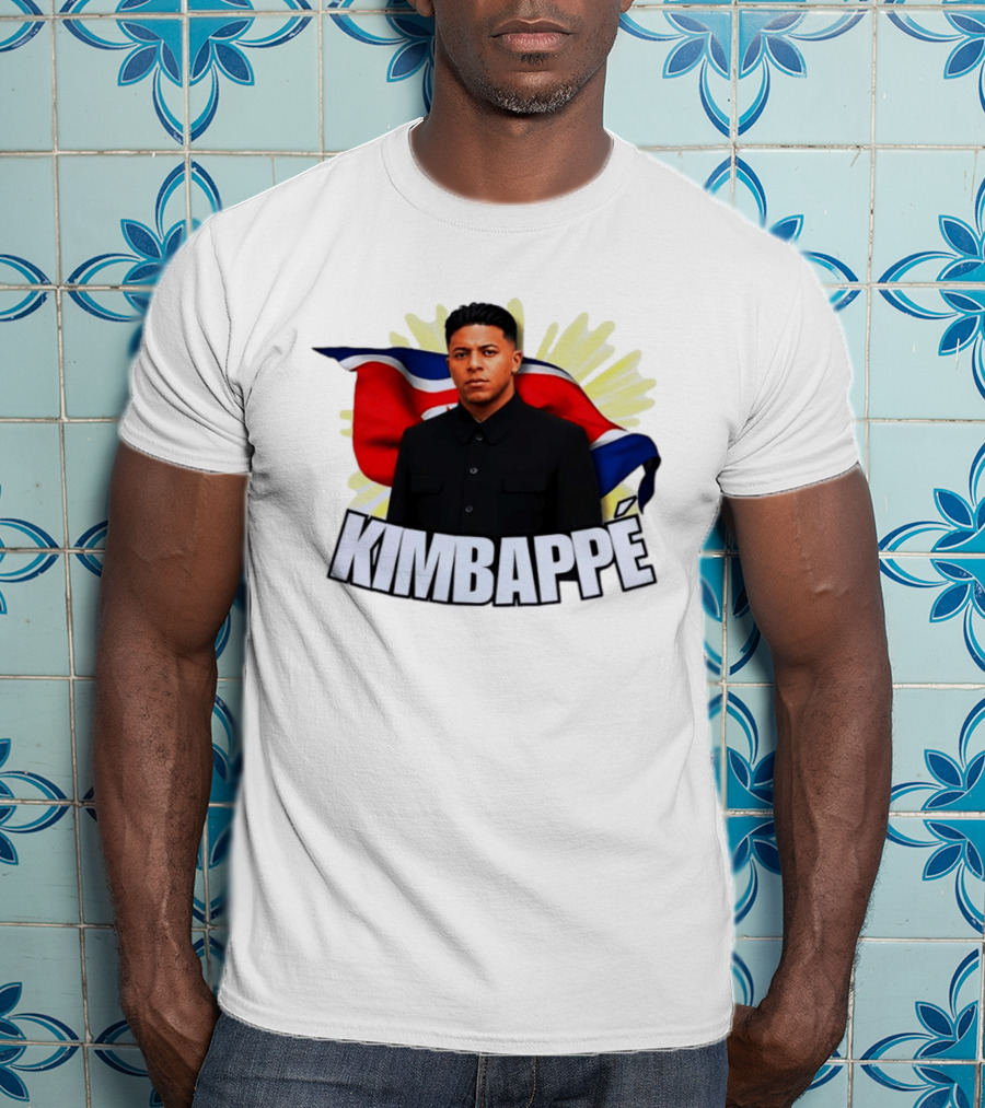 Kimbappé North Korea Leader Red Flag Fusion T-Shirt