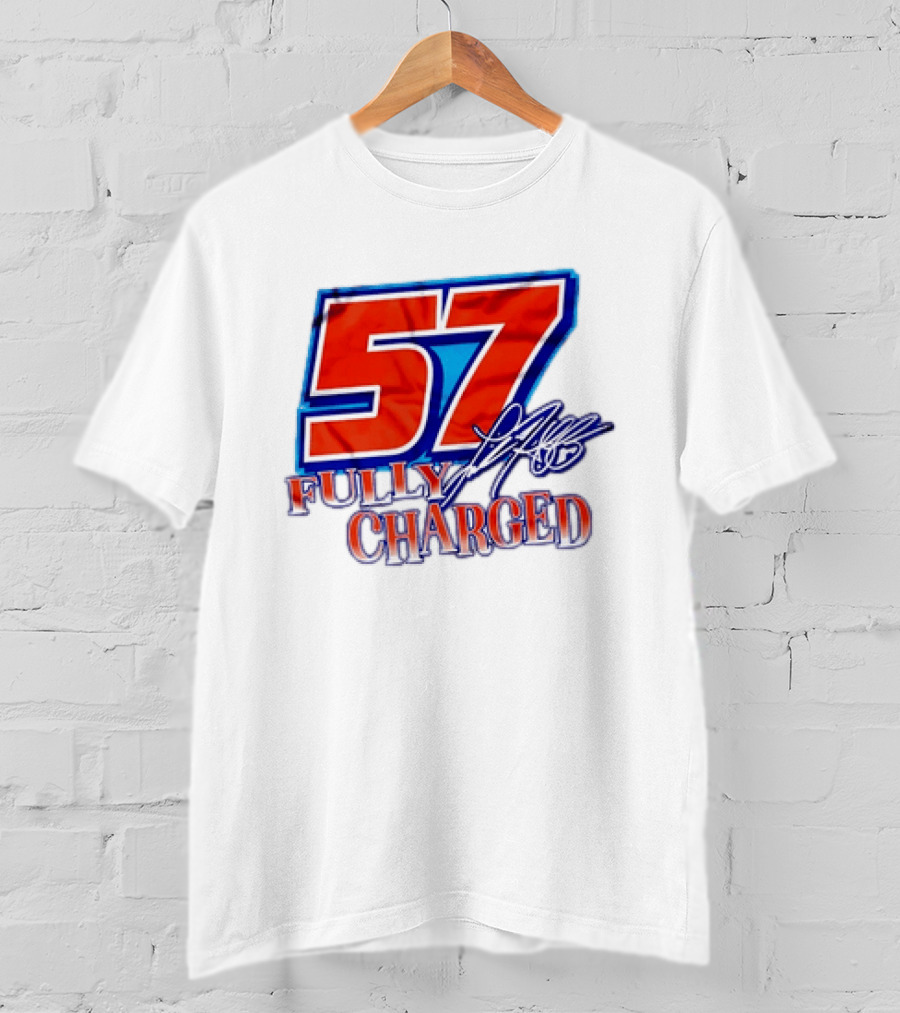 Kyle Larson 57 Fully Charged Hendrick Motorsports Racing Fan T-Shirt