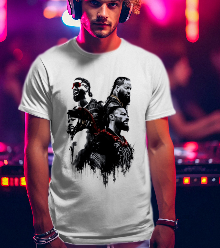 Bloodline Legacy Tribal Chief Wrestling Icons Collection T-Shirt