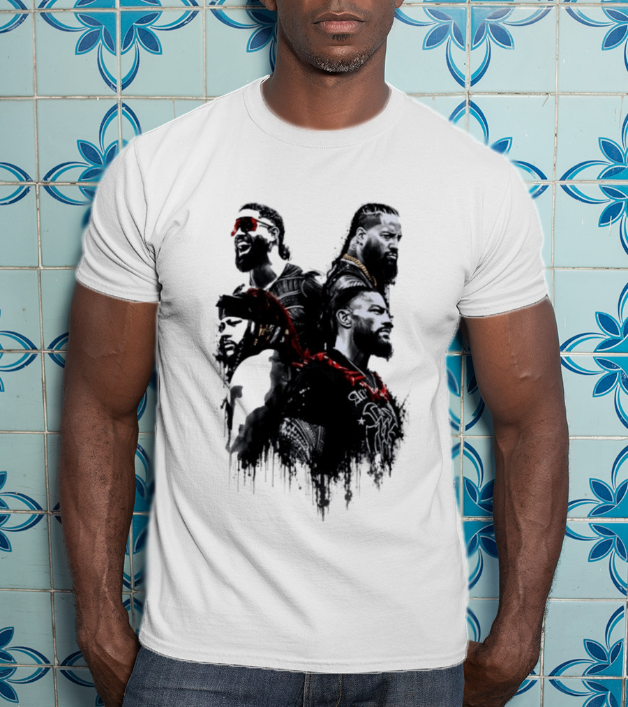 Bloodline Legacy Tribal Chief Wrestling Icons Collection T-Shirt