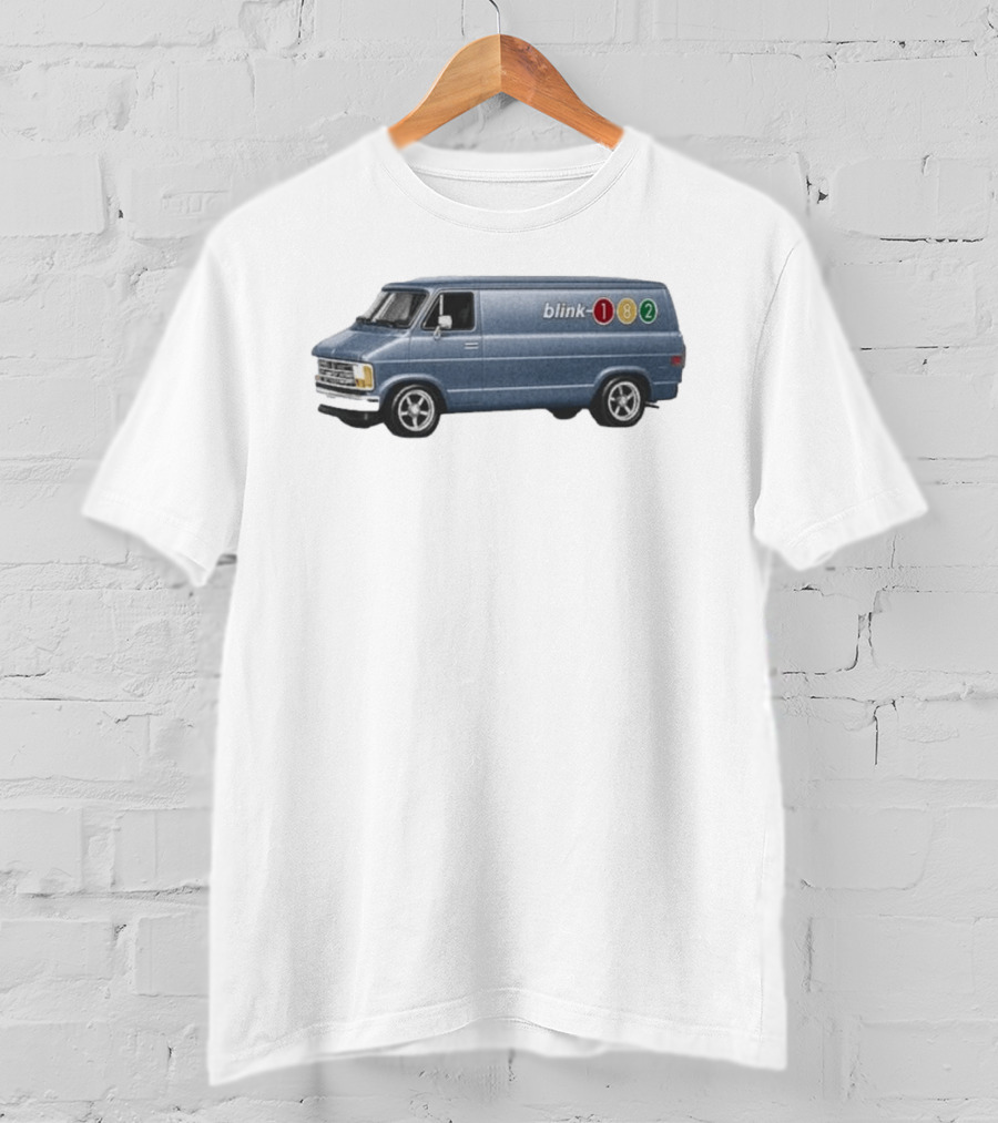 Blink 182 The Rock Show Van 2026 Retro Tour T-Shirt
