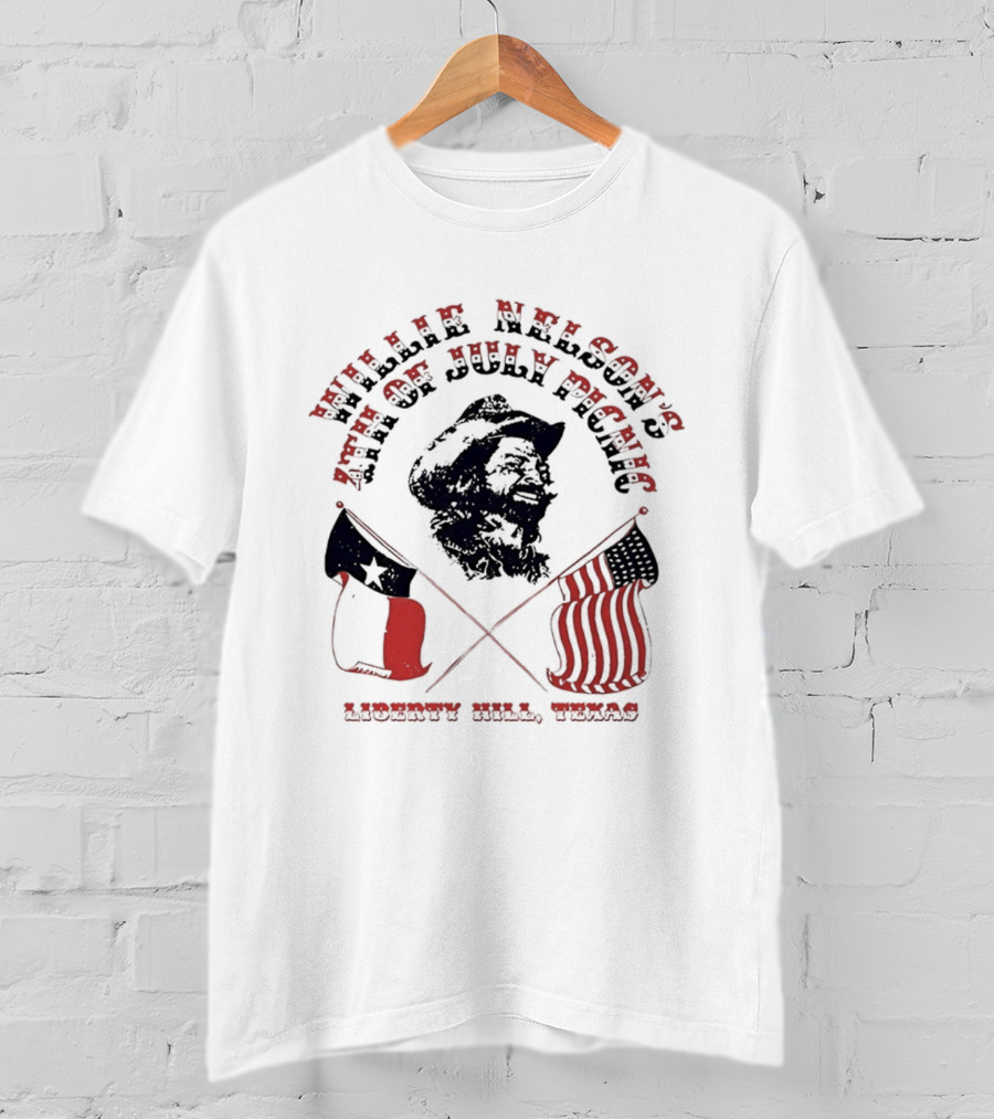 Willie Nelson's 4th Of July Picnic Gonzales Texas T-Shirt