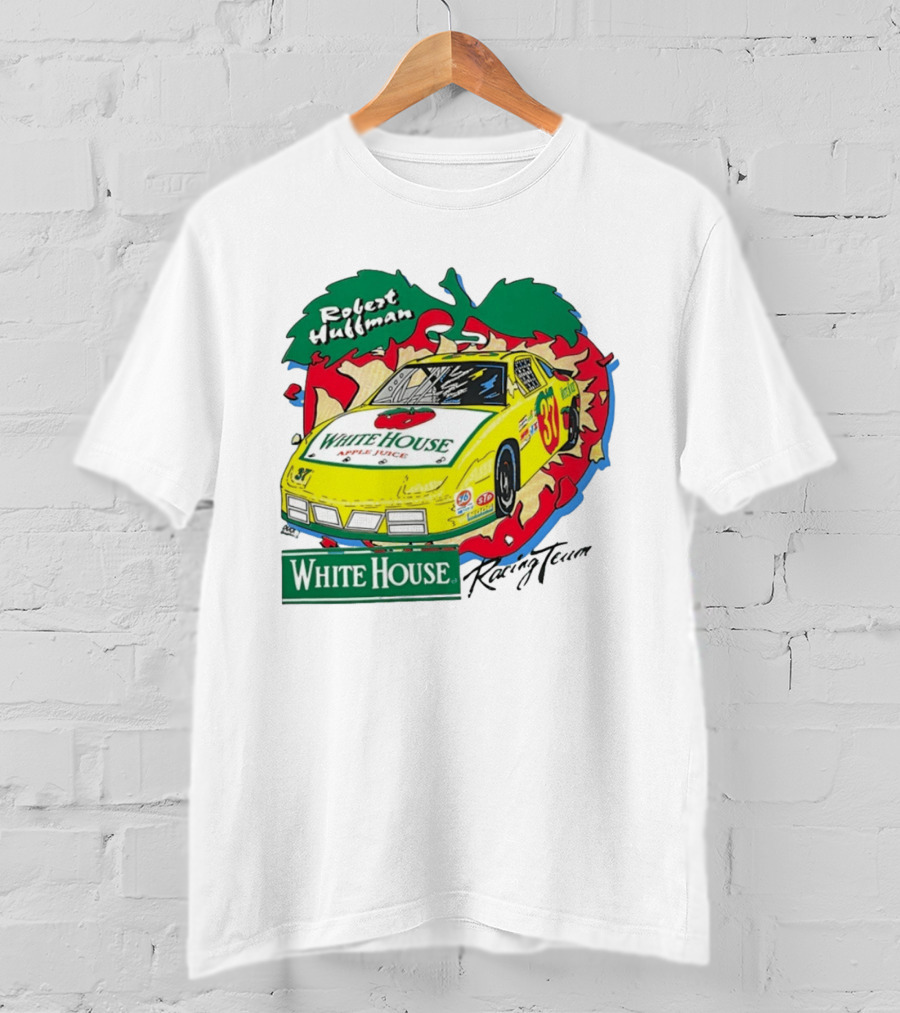 Robert Huffman White House Apple Juice Racing Team Car 37 NASCAR T-Shirt
