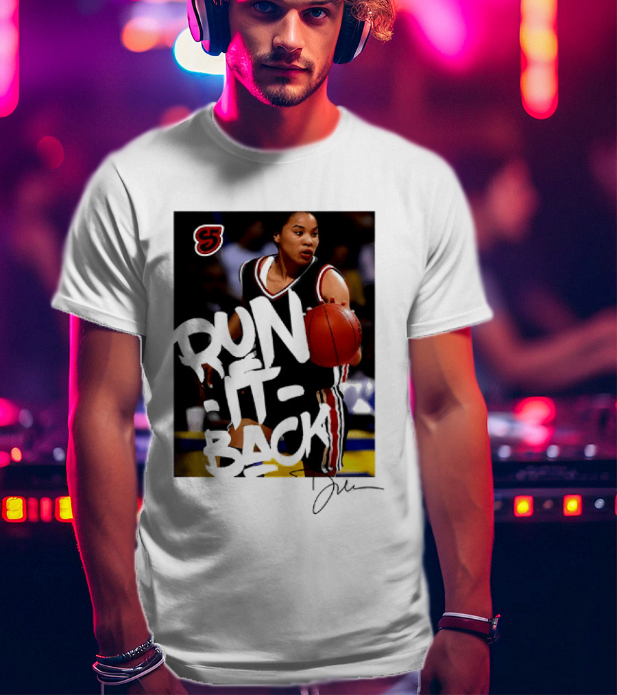 Run It Back Nykesha Sales Connecticut Huskies Basketball Player Action T-Shirt