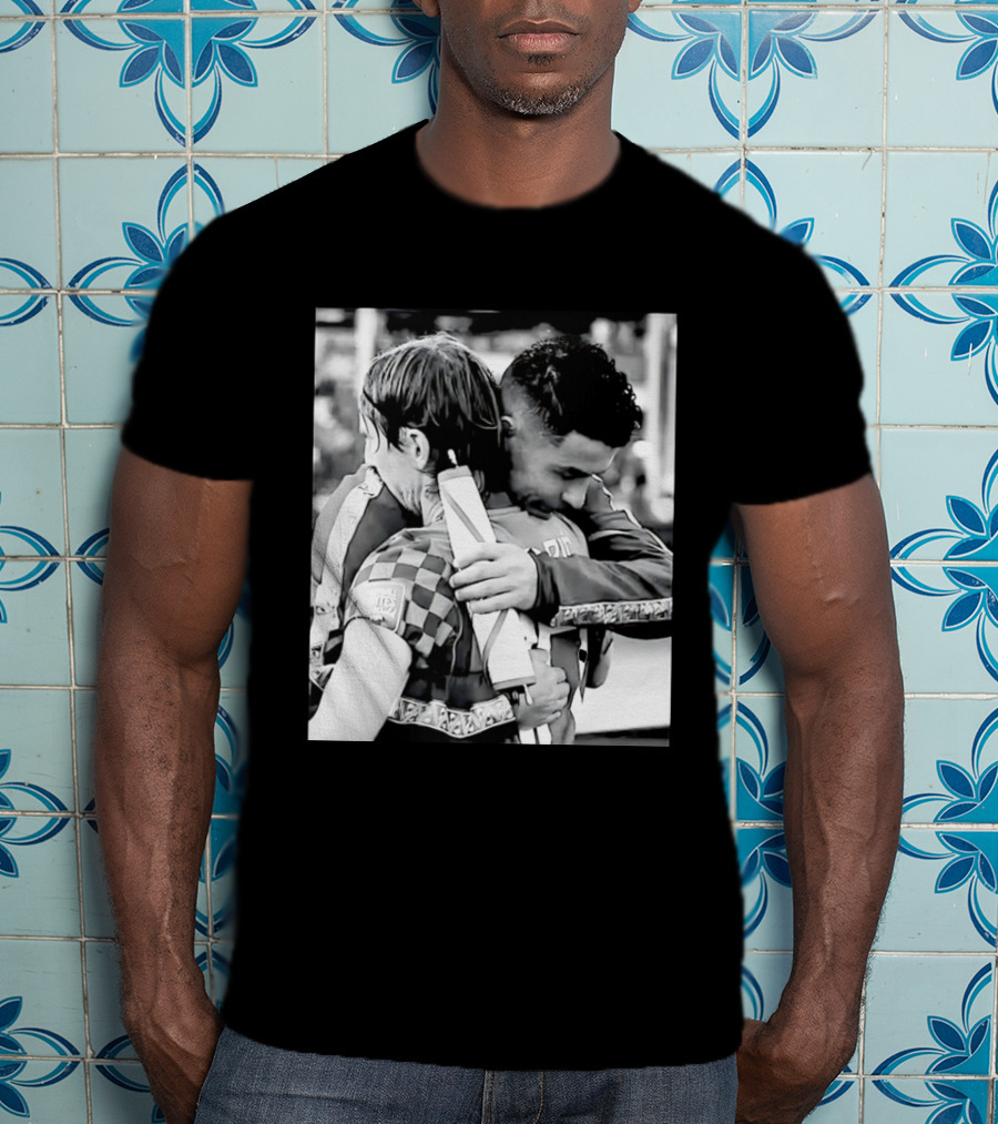 Football Unites The World Luka Modrić Cristiano Ronaldo Hug Memorial T-Shirt