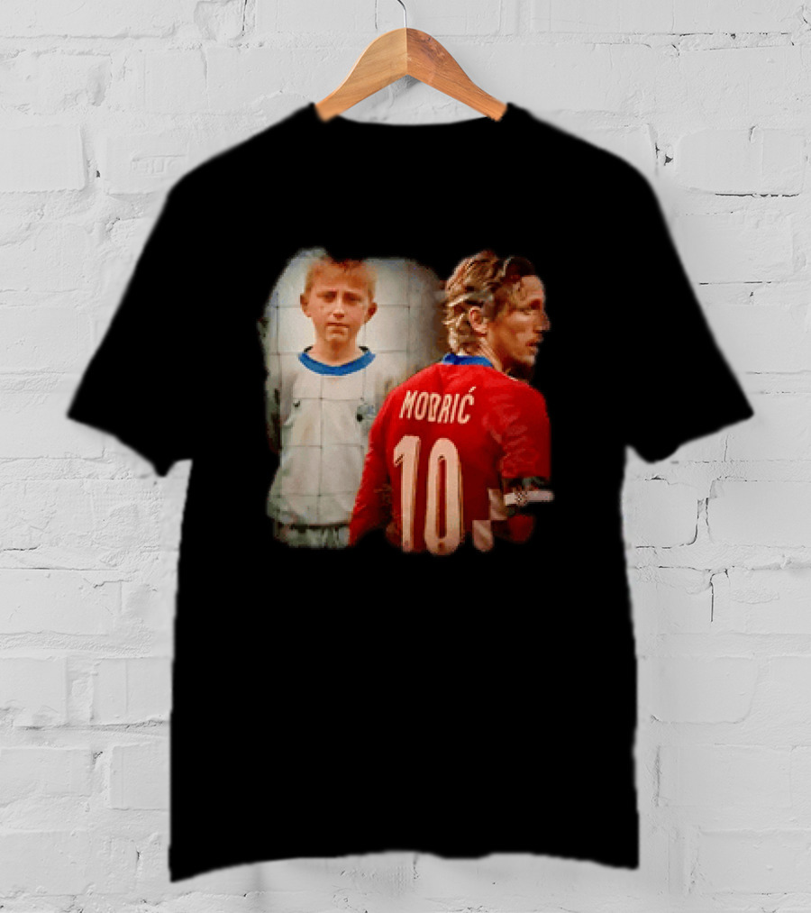 Luka Modrić Croatia National Team The Last Dance Young Modrić 10 T-Shirt