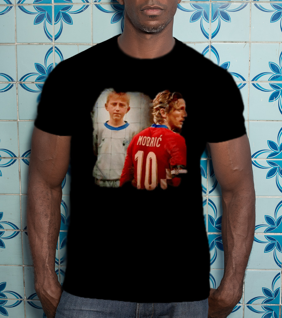 Luka Modrić Croatia National Team The Last Dance Young Modrić 10 T-Shirt