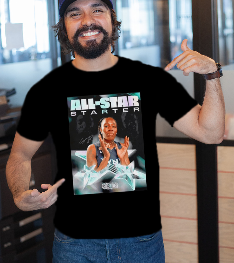WNBA Minnesota Lynx All Star Starter Basketball Player T-Shirt