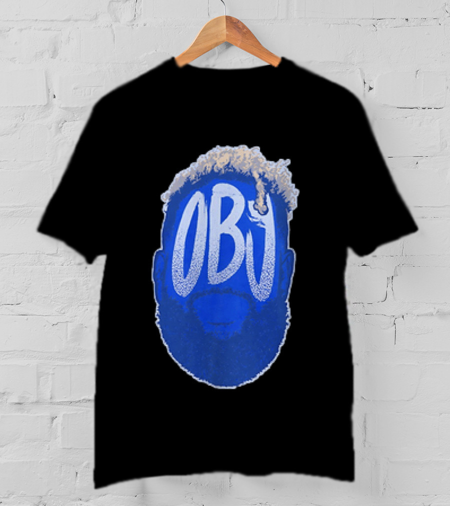 OBJ Odell Beckham Jr Big Head New York Giants T-Shirt
