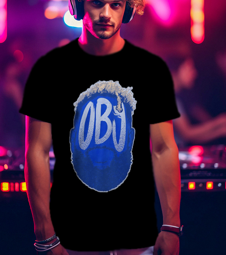 OBJ Odell Beckham Jr Big Head New York Giants T-Shirt