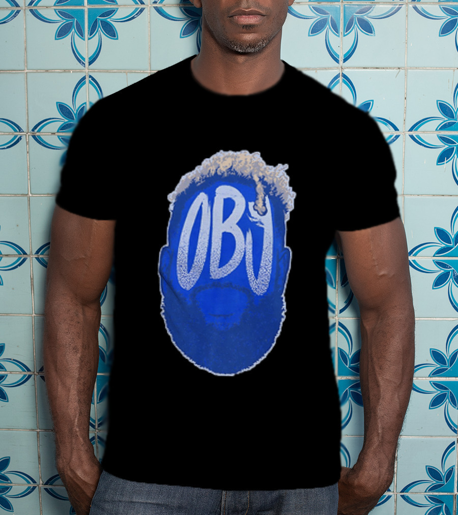 OBJ Odell Beckham Jr Big Head New York Giants T-Shirt