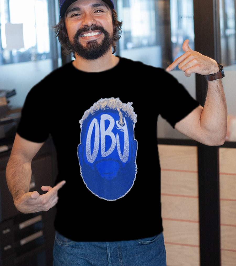 OBJ Odell Beckham Jr Big Head New York Giants T-Shirt
