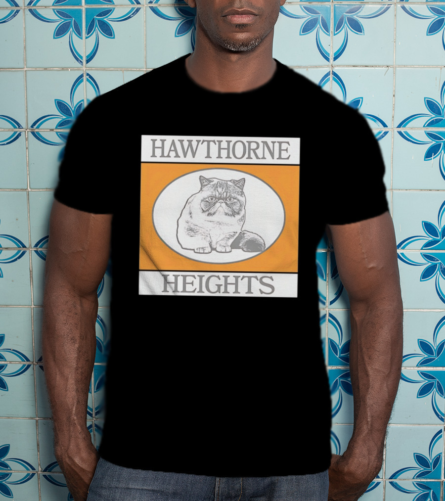 Hawthorne Heights Victorious Kitty Emo Band Feline T-Shirt