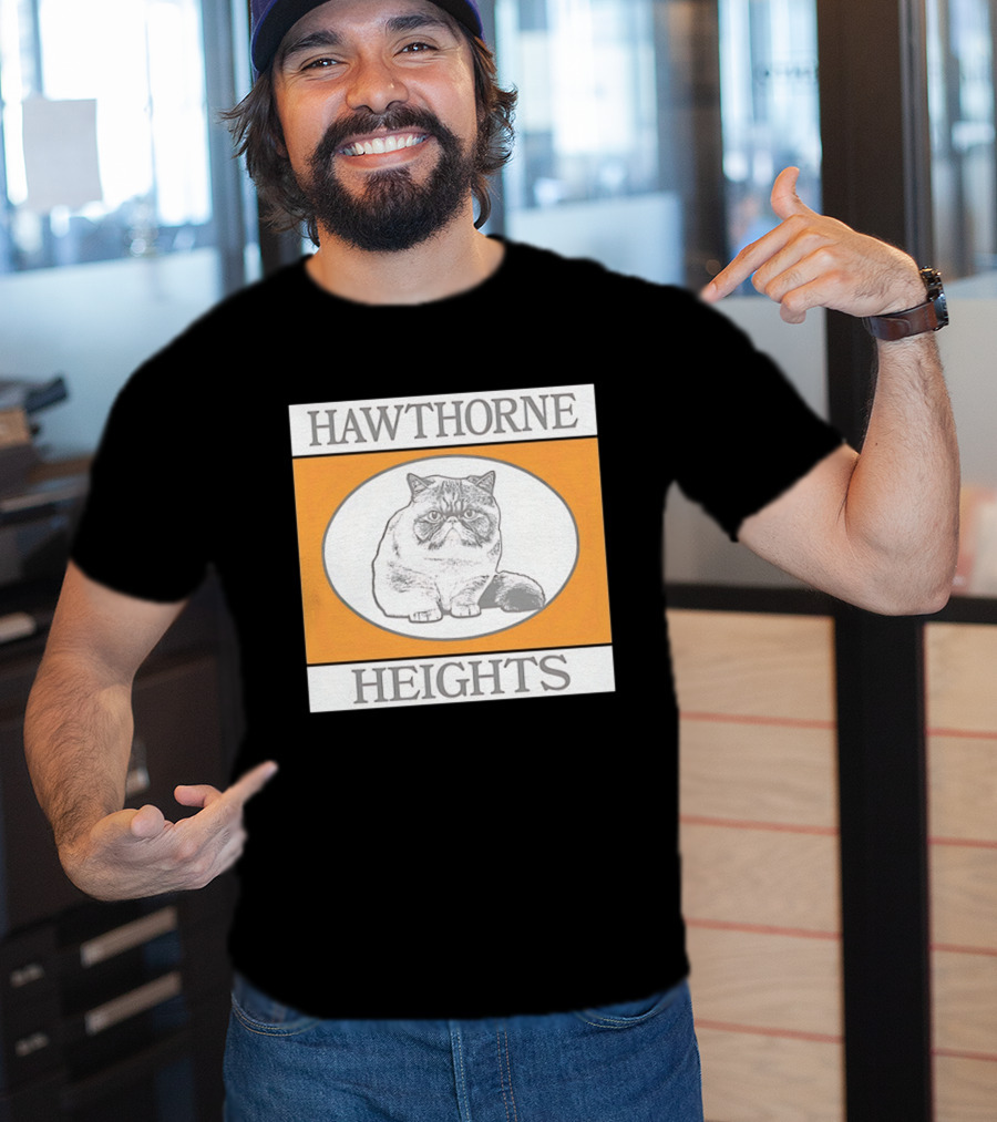Hawthorne Heights Victorious Kitty Emo Band Feline T-Shirt