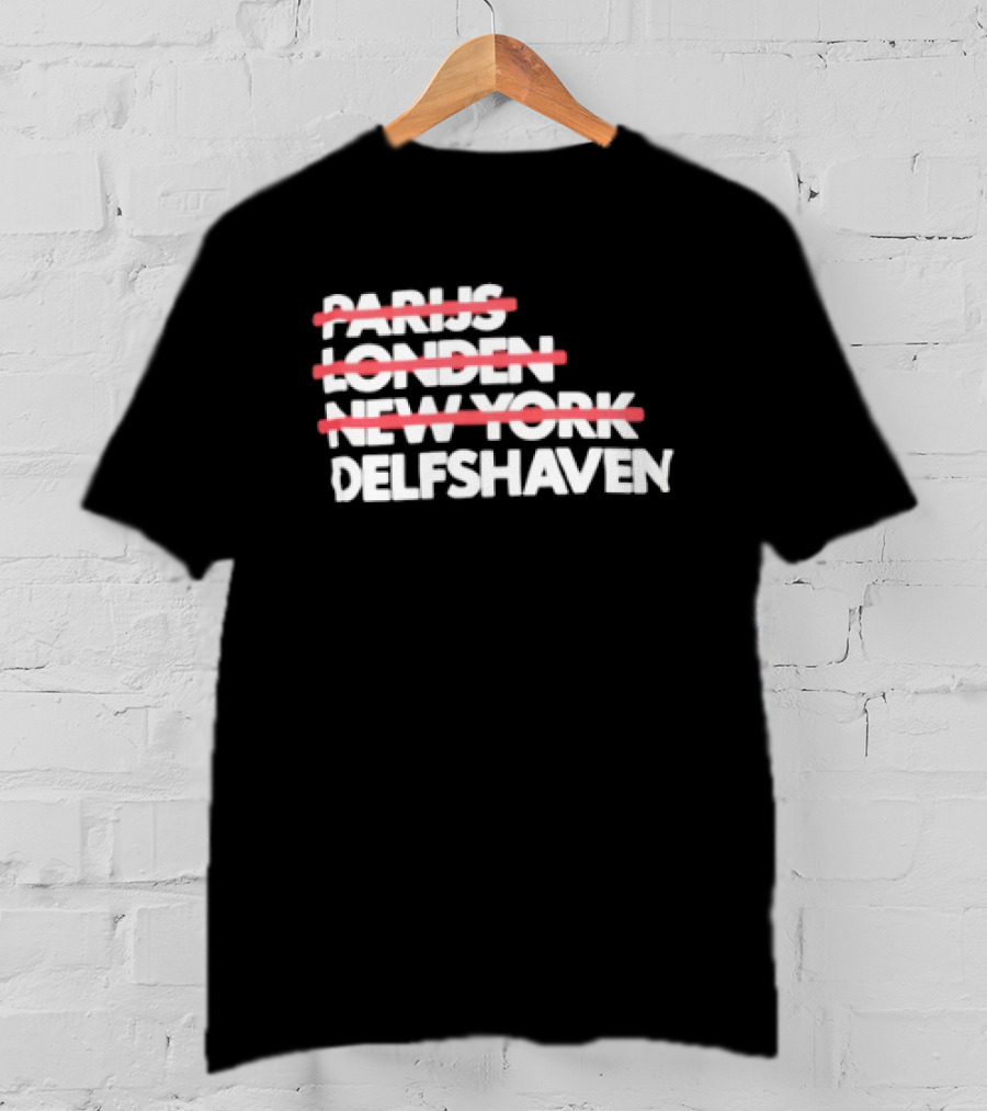 Parijs Londen New York Delfshaven Rotterdam T-Shirt