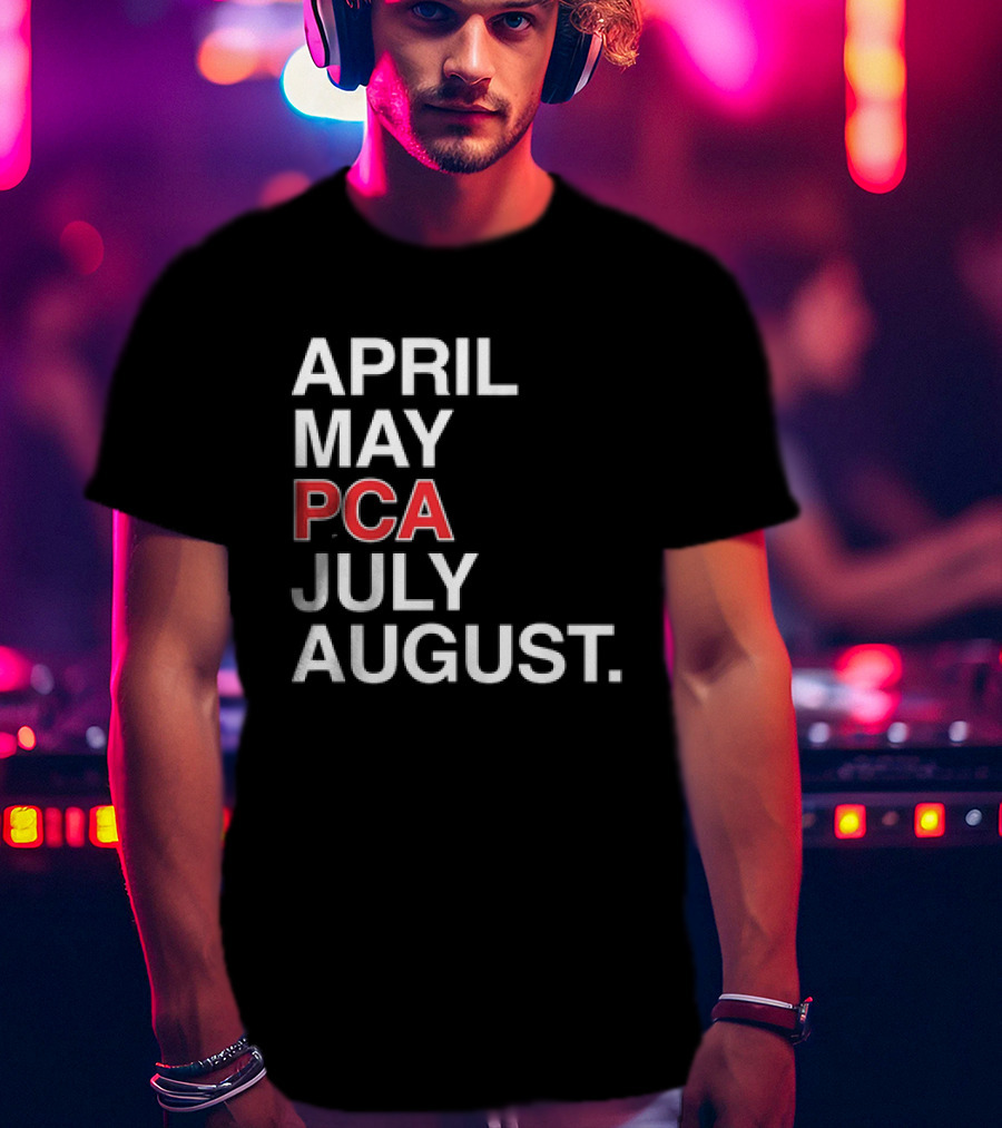 Pete Crow Armstrong PCA Chicago Cubs April May July August Calendar T-Shirt