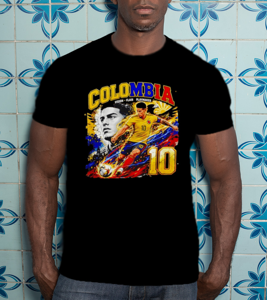 Colombia Vision Flair Playmaker 10 T-Shirt