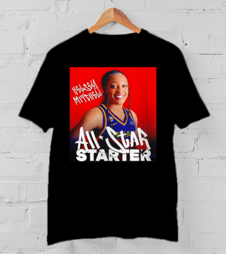 Kelsey Mitchell Indiana Fever All Star Starter Basketball T-Shirt