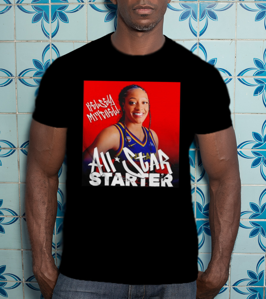 Kelsey Mitchell Indiana Fever All Star Starter Basketball T-Shirt