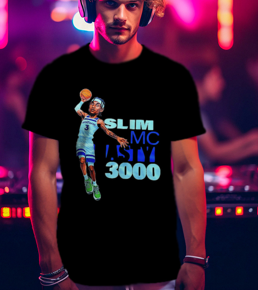 Slim Mc Nasty 3000 Jaden McDaniels Minnesota Timberwolves NBA Uniform 3 T-Shirt