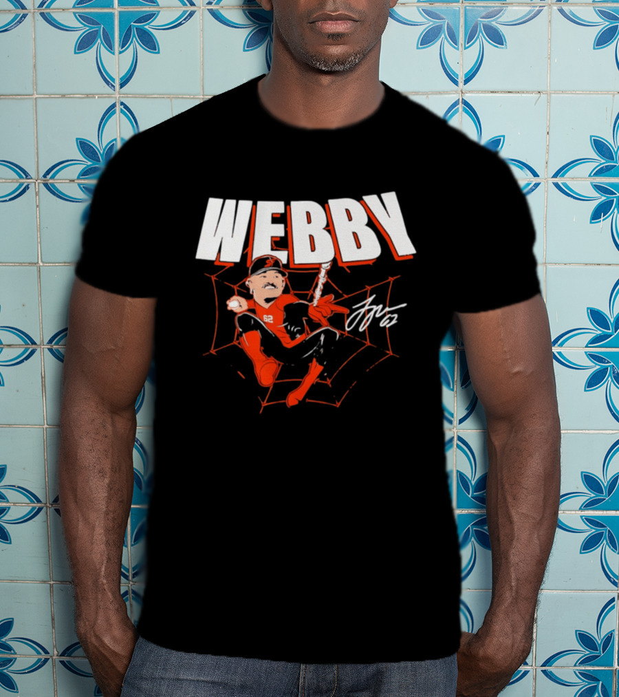 Logan Webb San Francisco Giants MLB Baseball Webby Spider Man 62 T-Shirt