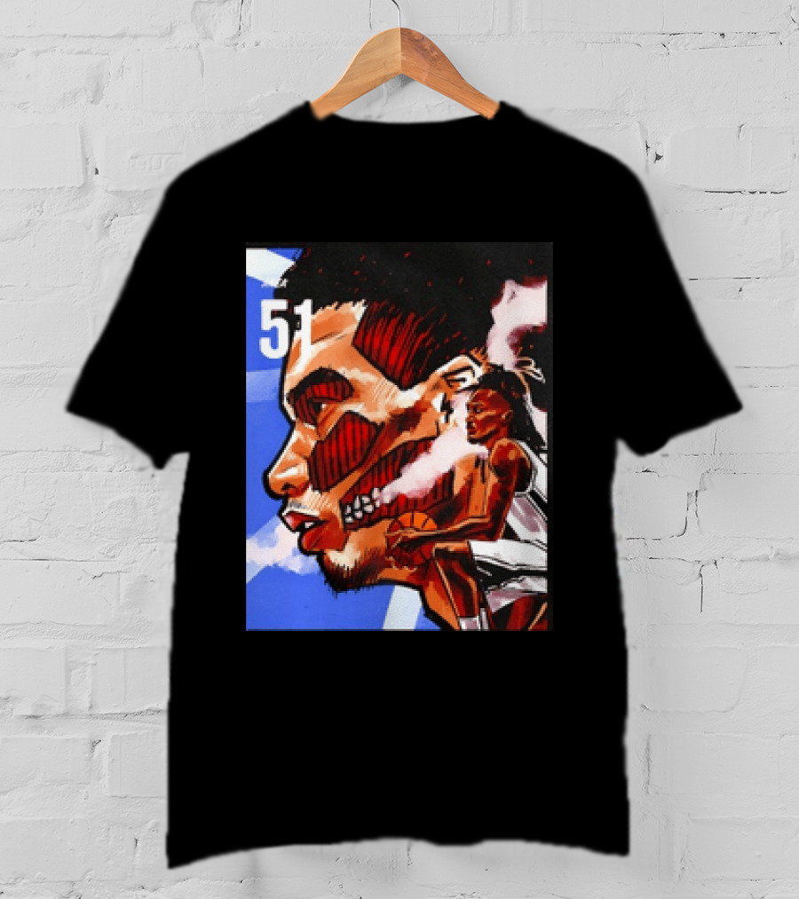 51 Wembanyama Anime San Antonio Spurs Alien T-Shirt