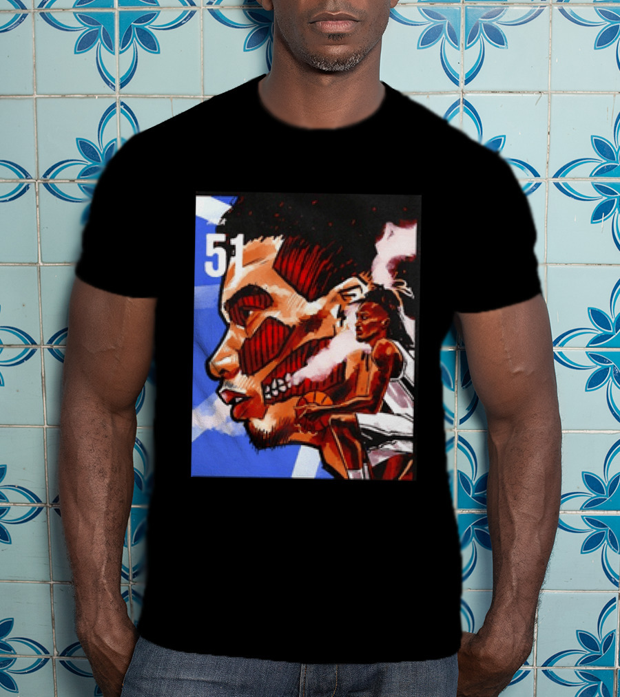 51 Wembanyama Anime San Antonio Spurs Alien T-Shirt