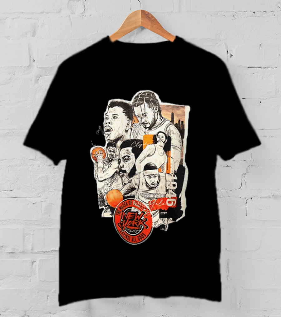 New York Knicks Basketball Against All Odds Mecca 1946 T-Shirt