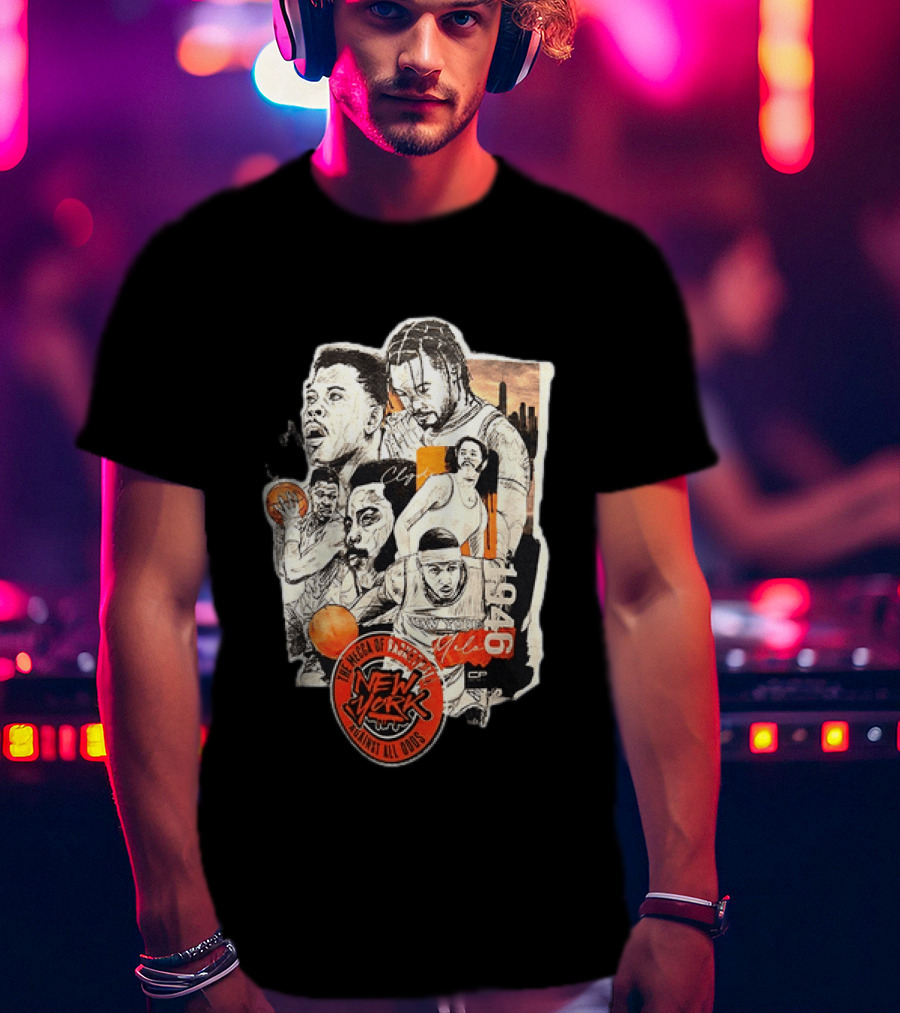 New York Knicks Basketball Against All Odds Mecca 1946 T-Shirt