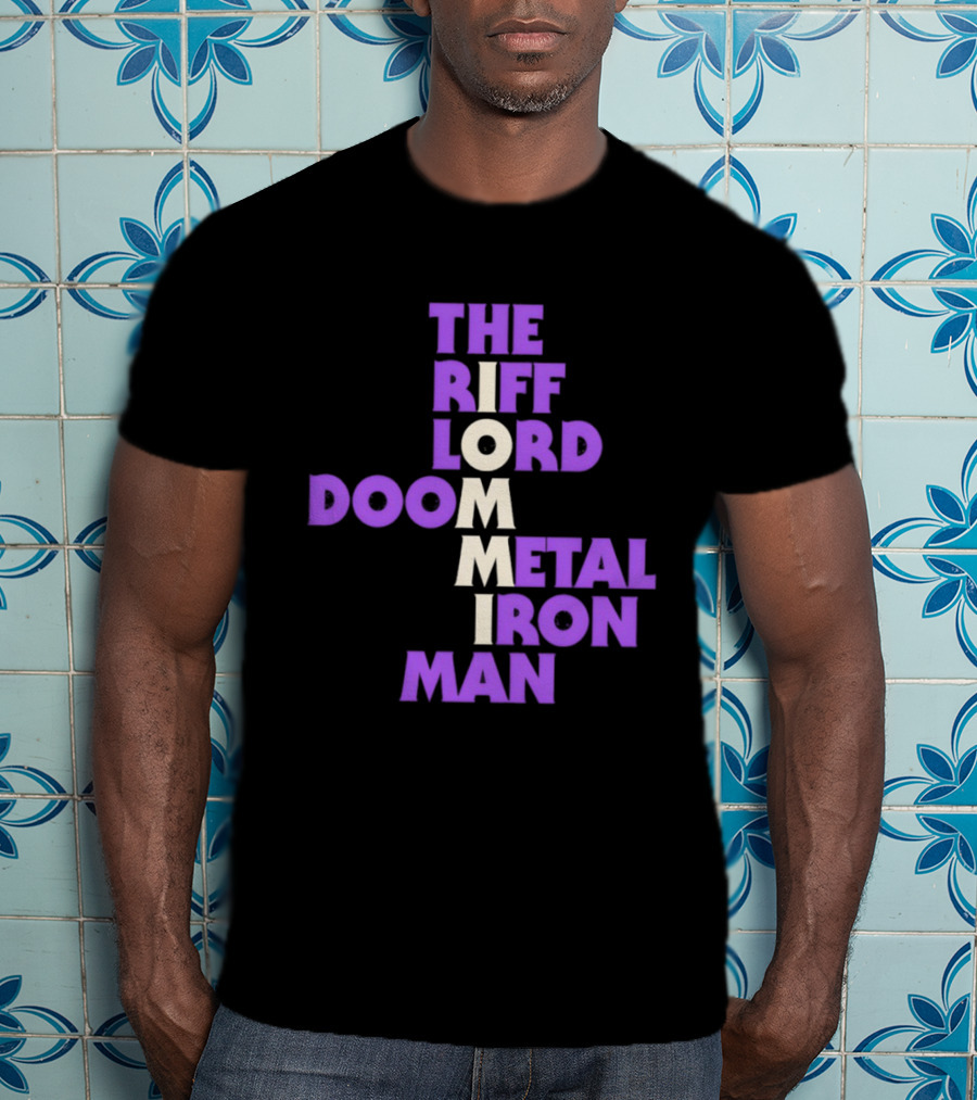 The Riff Lord Iommi Doom Metal Iron Man T-Shirt