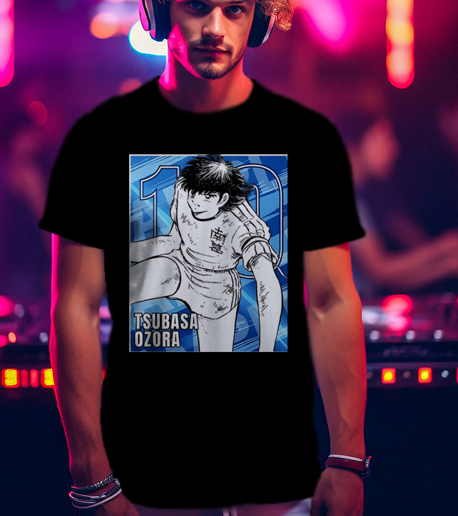 Tsubasa Ozora Nankatsu 10 Captain Tsubasa Anime Manga Series T-Shirt