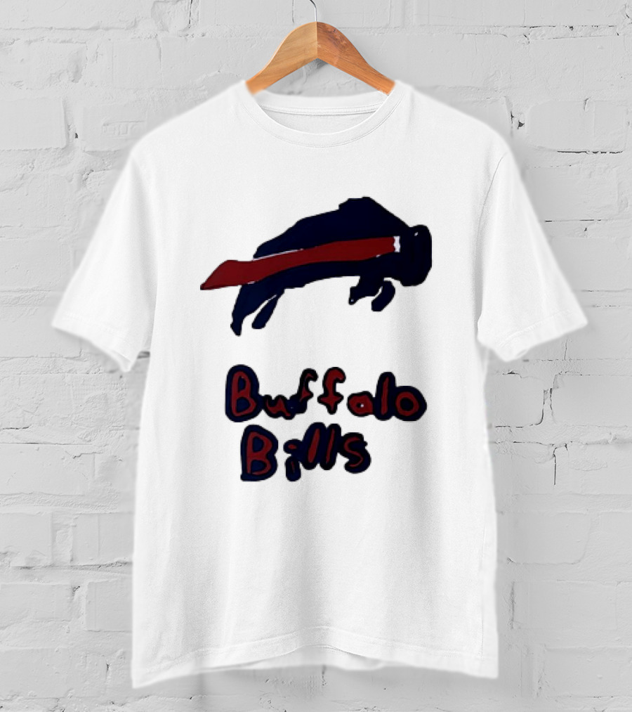 Buffalo Bills Iconic Blue Red Bison T-Shirt
