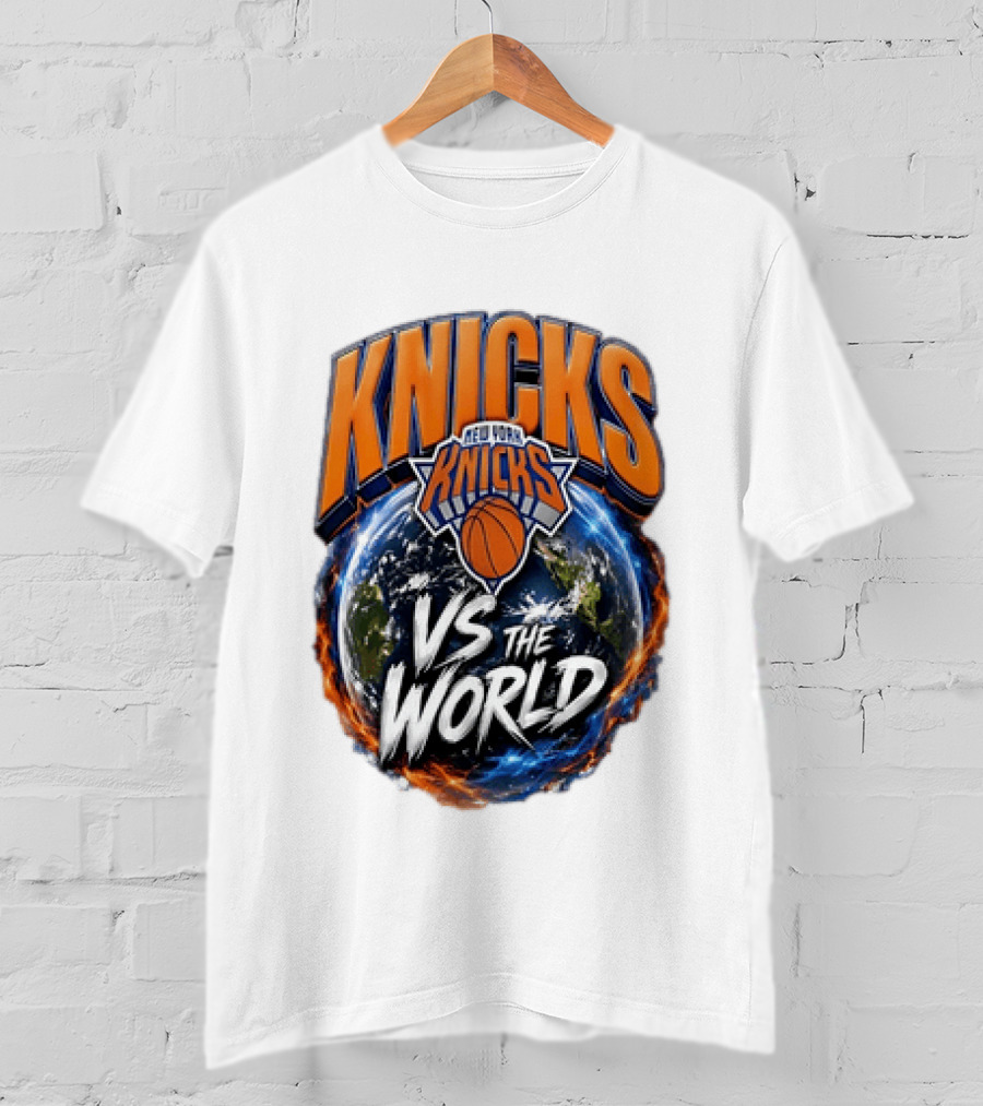 Knicks New York VS The World Basketball Team T-Shirt