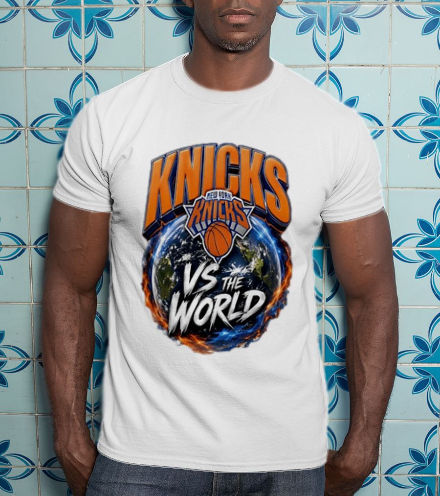 Knicks New York VS The World Basketball Team T-Shirt
