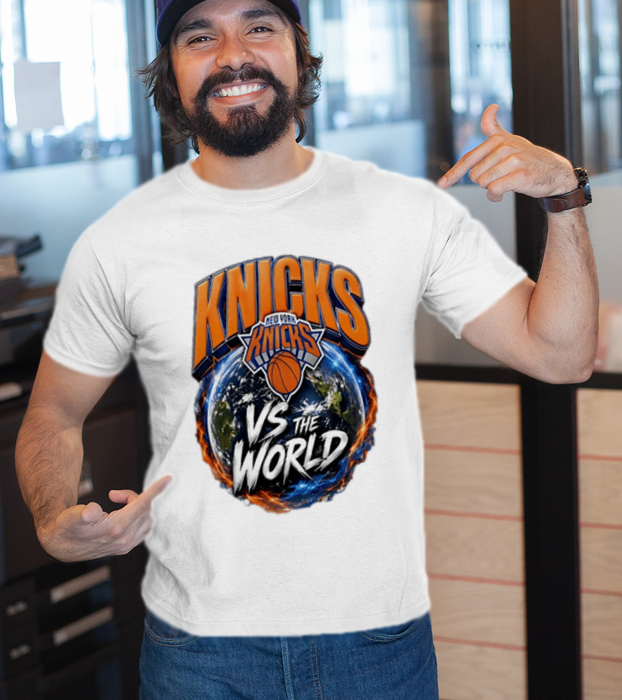 Knicks New York VS The World Basketball Team T-Shirt
