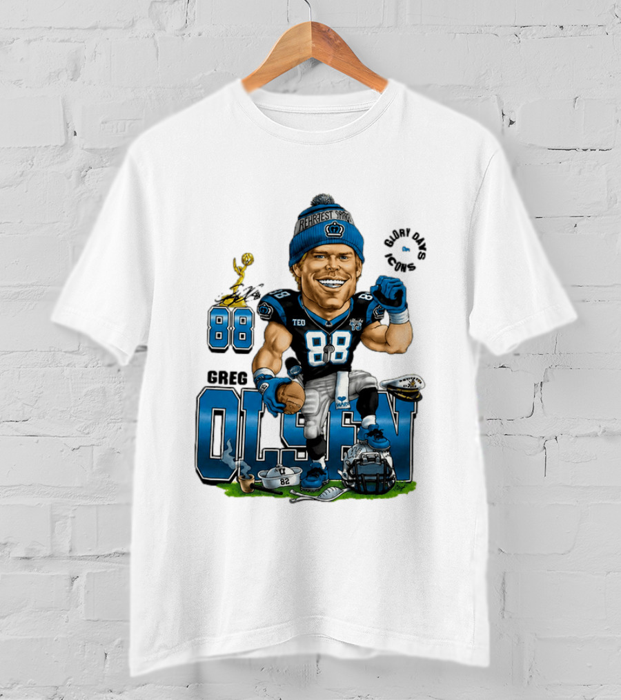 Greg Olsen Glory Days 88 Rehrest Sports T-Shirt
