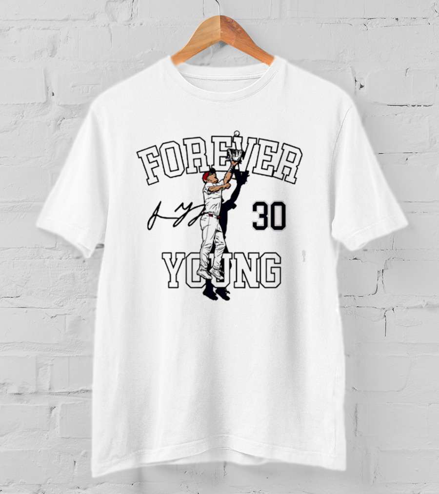 Forever Young Jacob Young Washington Nationals 30 T-Shirt