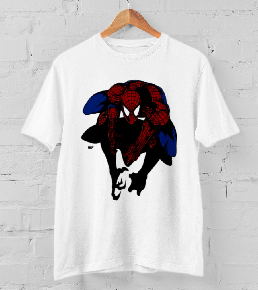 Spider Man Marvel Comics Dynamic Action Pose T-Shirt