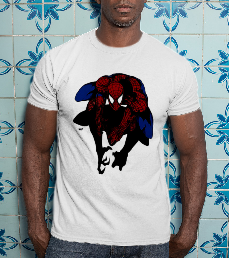 Spider Man Marvel Comics Dynamic Action Pose T-Shirt