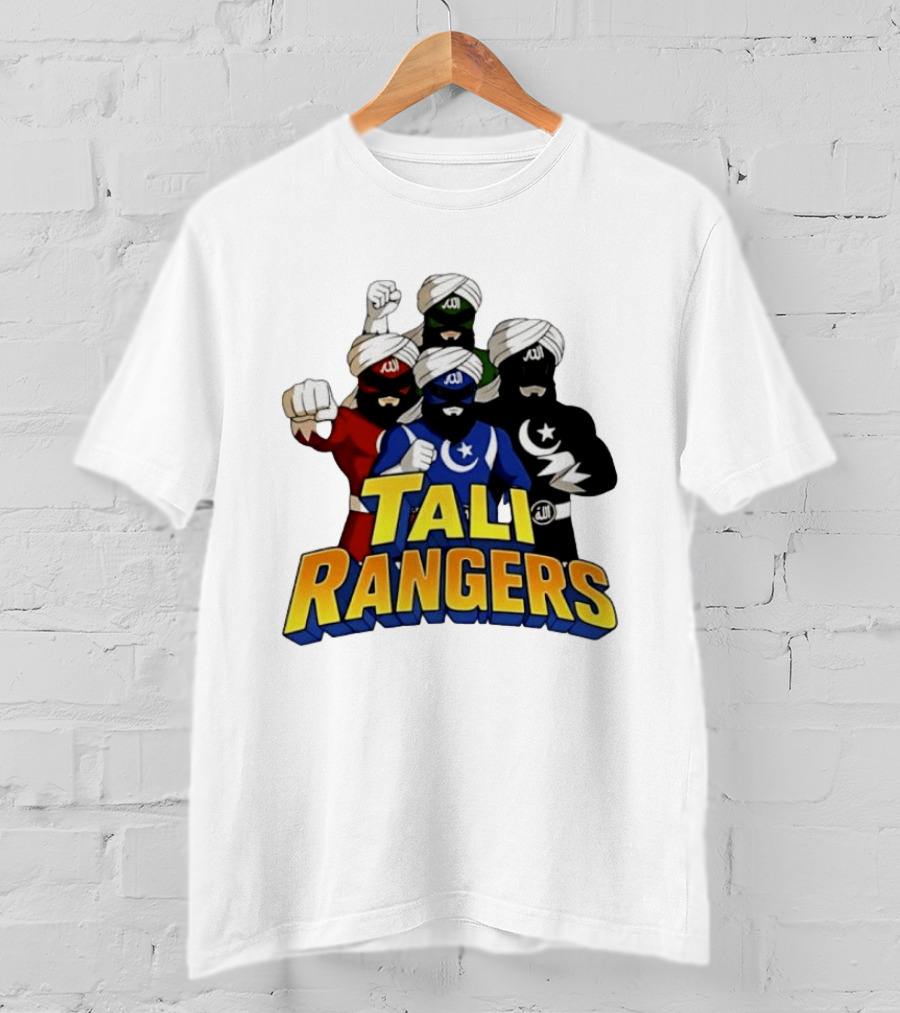 Tali Rangers Turban Wearing Superhero Group T-Shirt