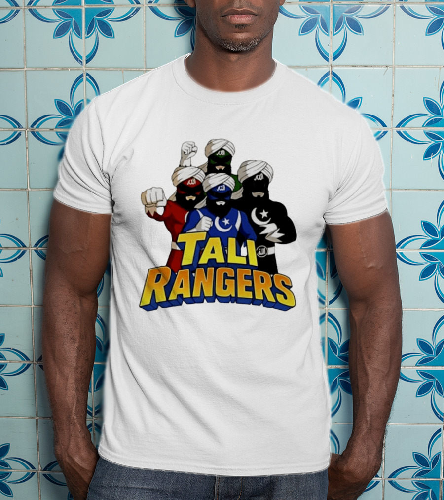 Tali Rangers Turban Wearing Superhero Group T-Shirt
