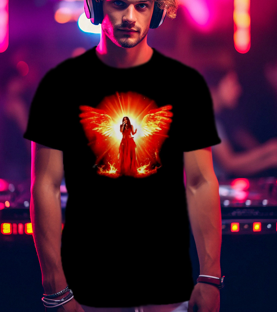 Kehlani 2026 Wings Of Fire Angelic Performance Fiery Aura T-Shirt
