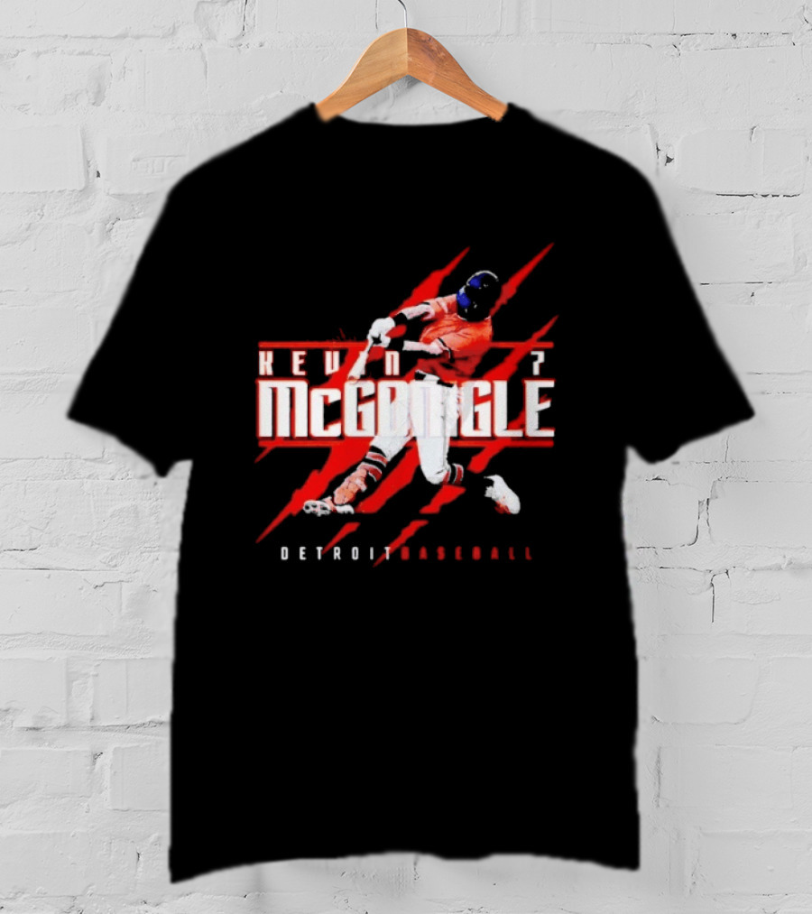 Kevin McGonigle Detroit Baseball Claws T-Shirt