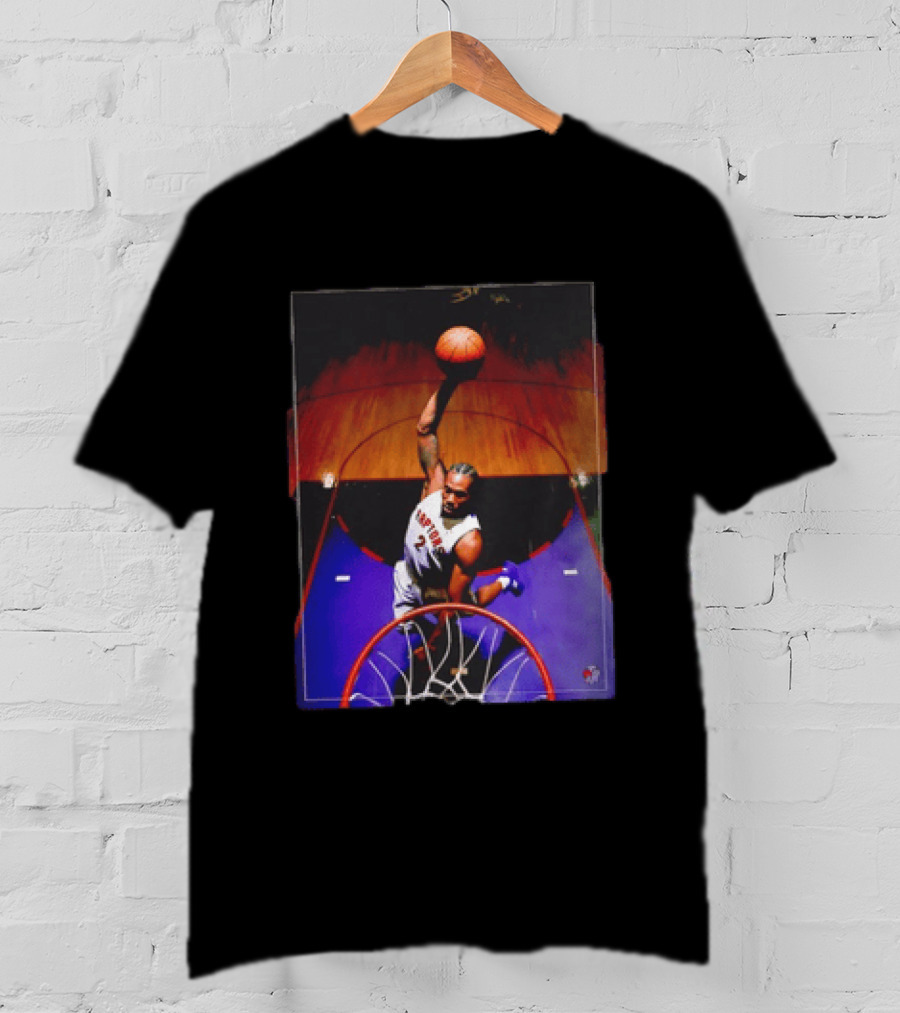 Vince Carter Toronto Raptors 15 Half Man Half Amazing Iconic Dunk T-Shirt