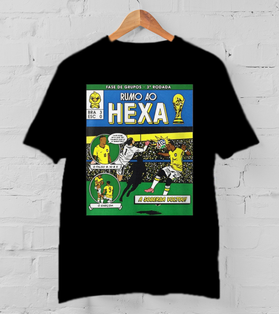 Vinicius Junior Brazil 2026 Rumo Ao Hexa Fase De Grupos O Garcom O Falso 9 A Soberba Voltou T-Shirt